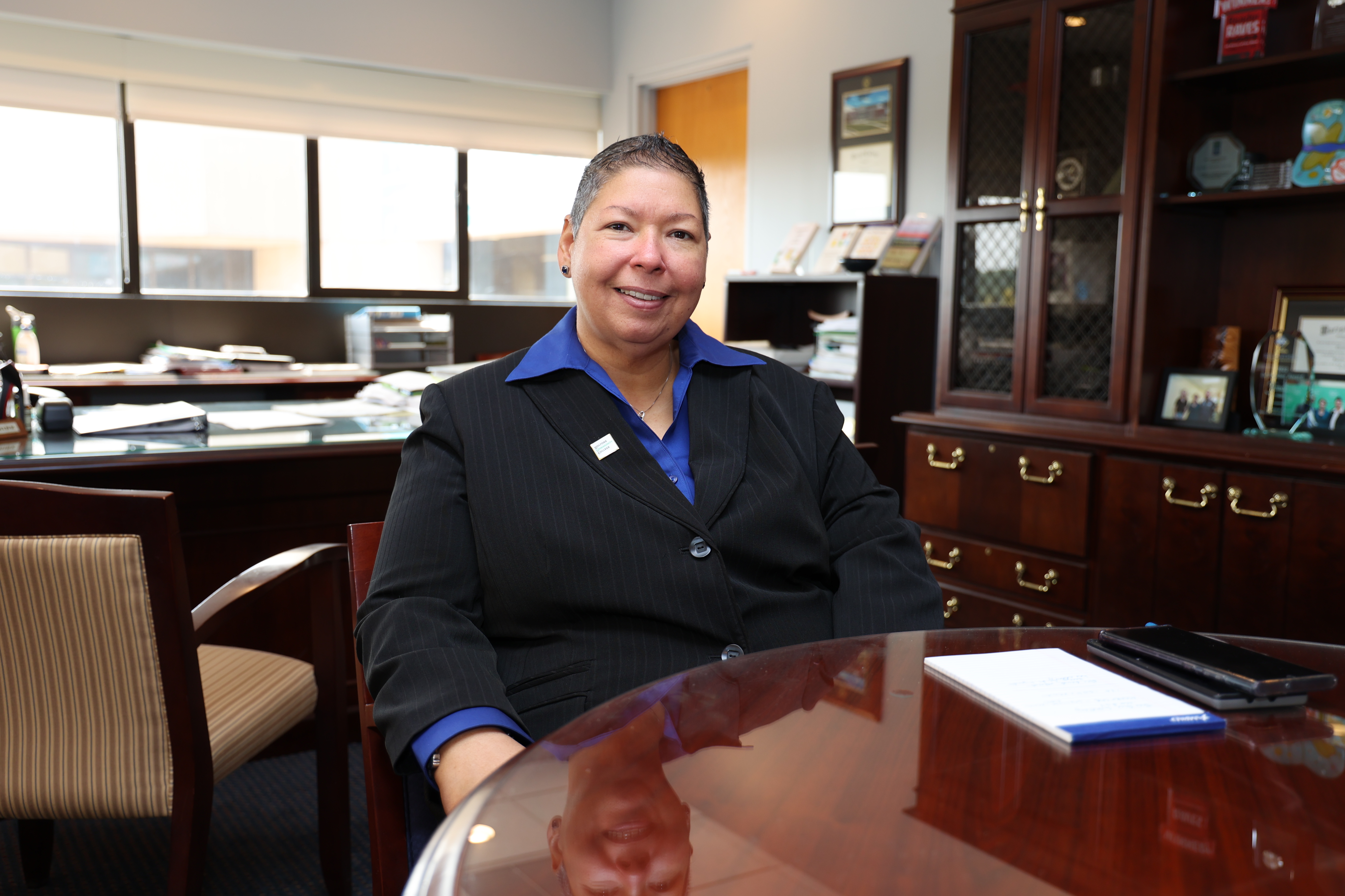 Christina Royal in her office